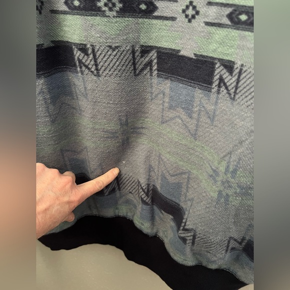 Faherty × Doug Good Feather Campfire Hoodie In Blue Men’s Size Small New - Picture 9 of 12